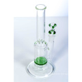 Single Green Waben Wasser Hookah Glas Rauchen Wasser Rohre (ES-GB-322)